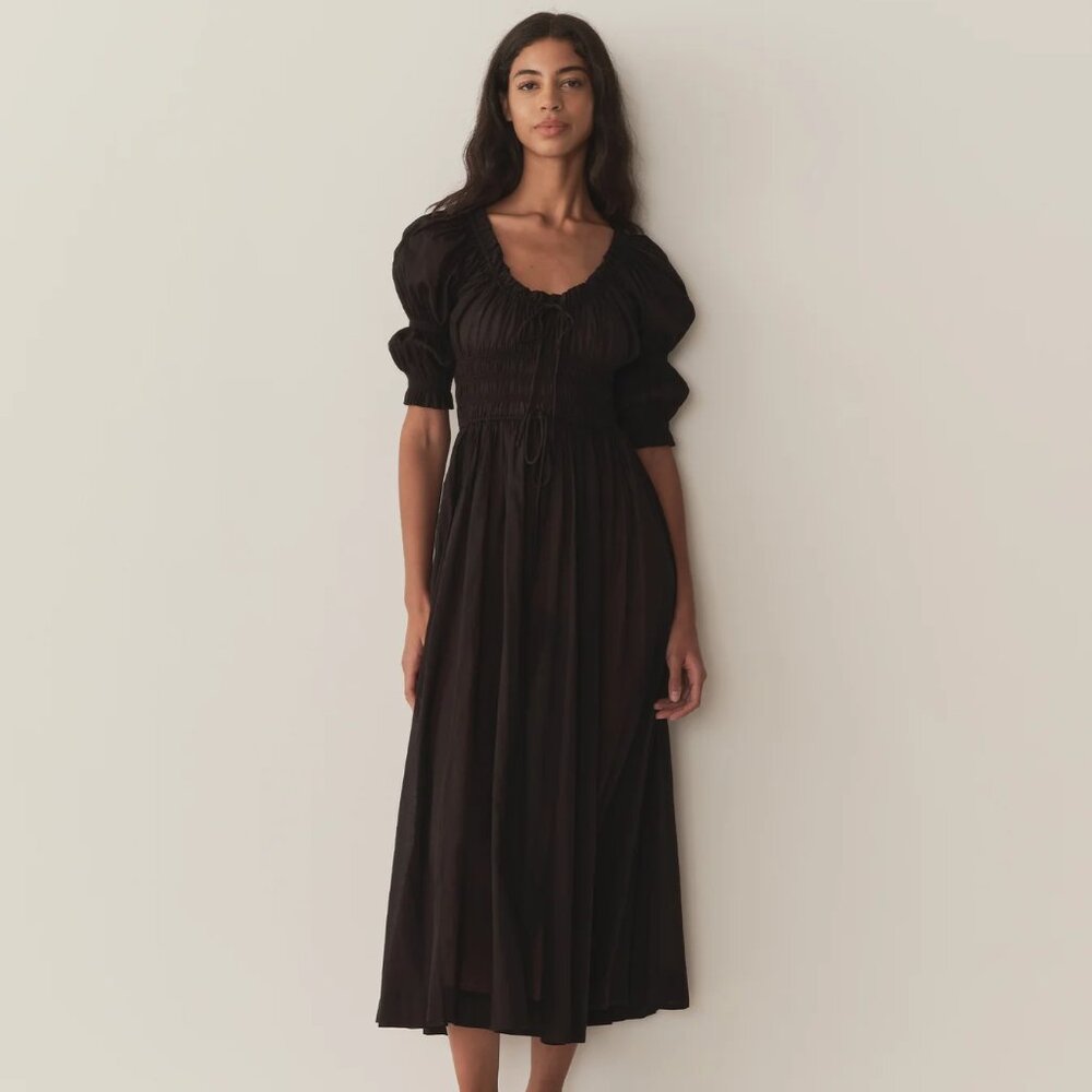 NWT Doen Ischia Dress XS - Black